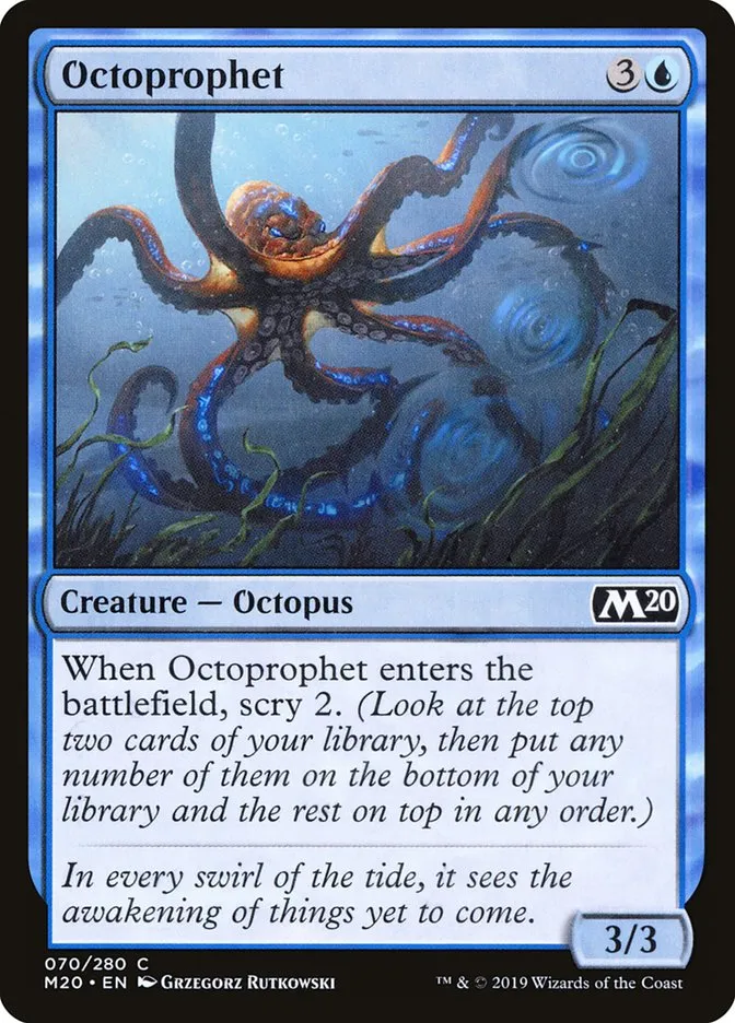 2019 Core Set 2020 Octoprophet common #70 common card image