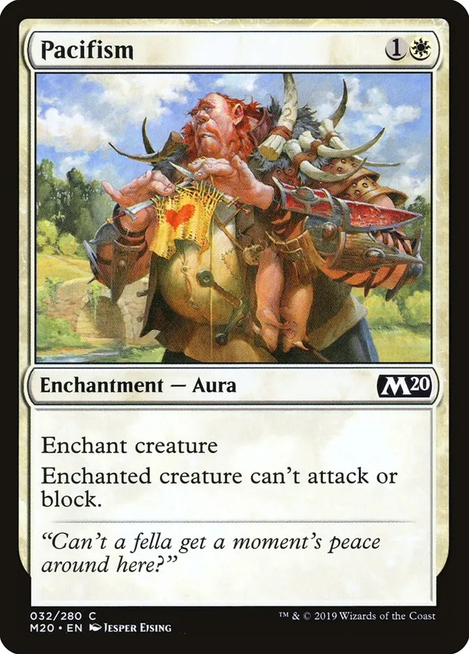 2019 Core Set 2020 Pacifism common #32 common card image
