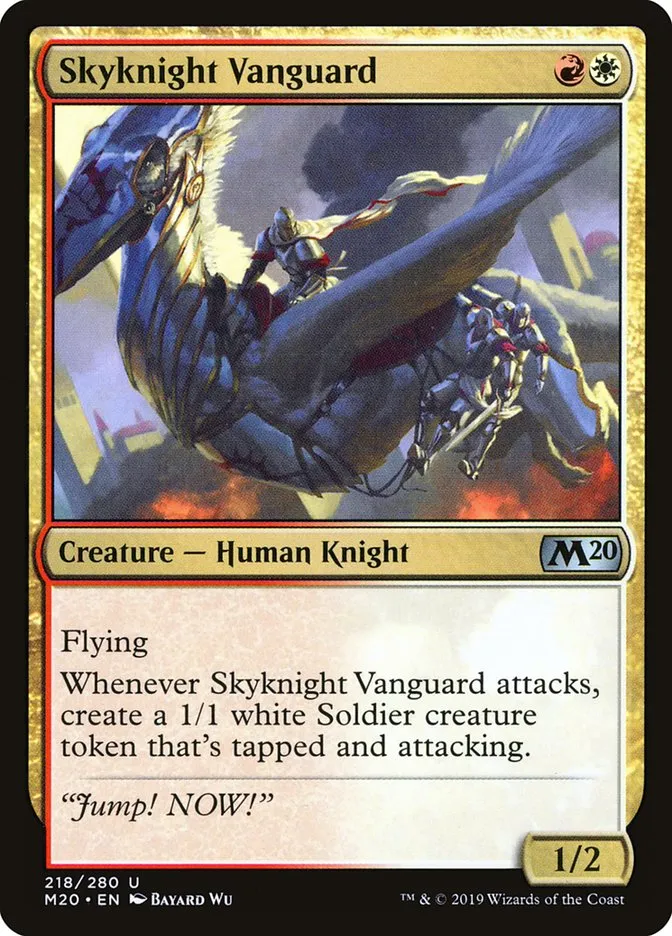 2019 Core Set 2020 Skyknight Vanguard uncommon #218 uncommon card image