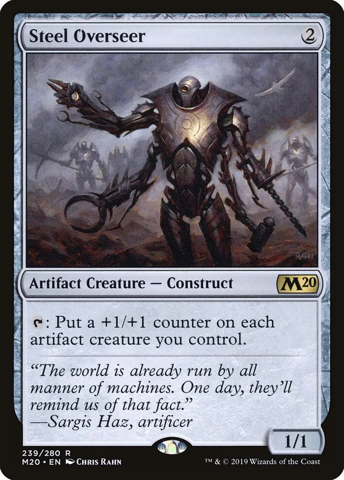 2019 Core Set 2020 Steel Overseer #239 rare card image
