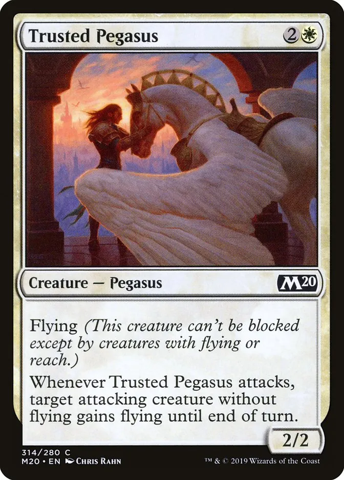 2019 Core Set 2020 Trusted Pegasus common #314 common card image
