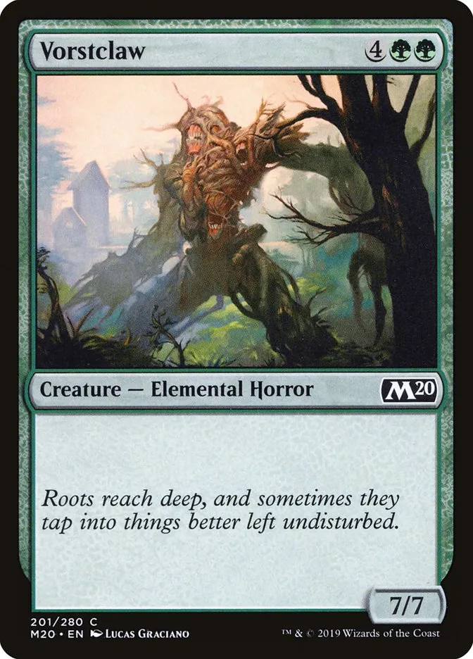 2019 Core Set 2020 Vorstclaw common #201 common card image