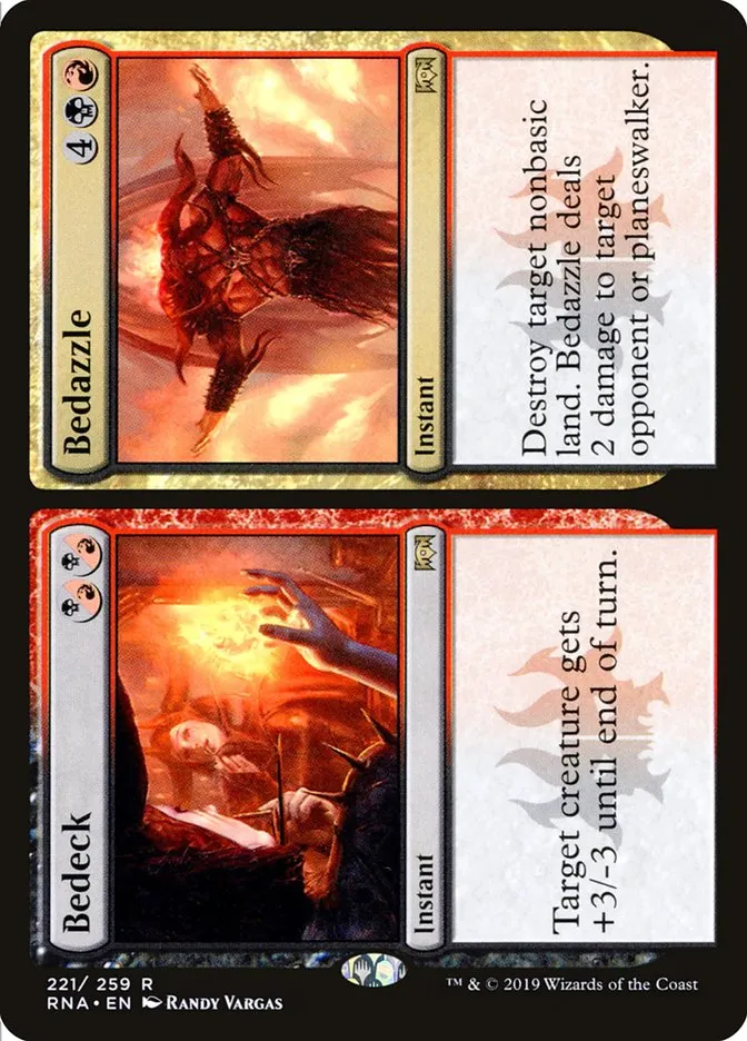 2019 Ravnica Allegiance Bedeck // Bedazzle #221 rare card image