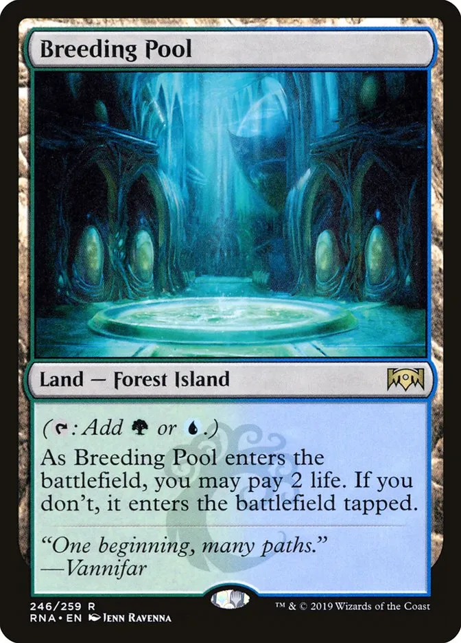 2019 Ravnica Allegiance Breeding Pool #246 rare card image