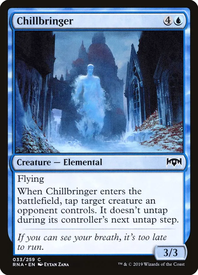 2019 Ravnica Allegiance Chillbringer common #33 common card image