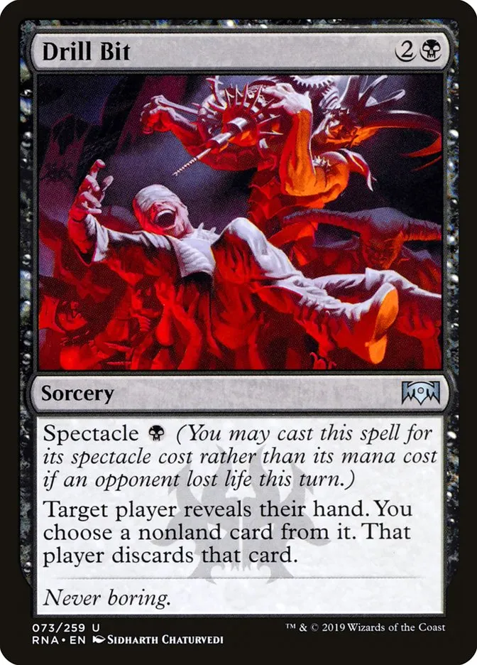 2019 Ravnica Allegiance Drill Bit #73 uncommon card image