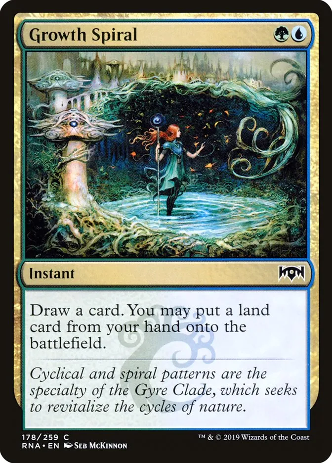 2019 Ravnica Allegiance Growth Spiral #178 common card image