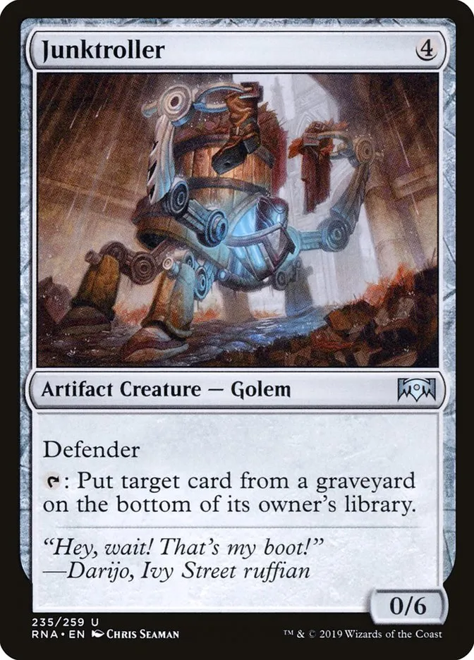 2019 Ravnica Allegiance Junktroller #235 uncommon card image