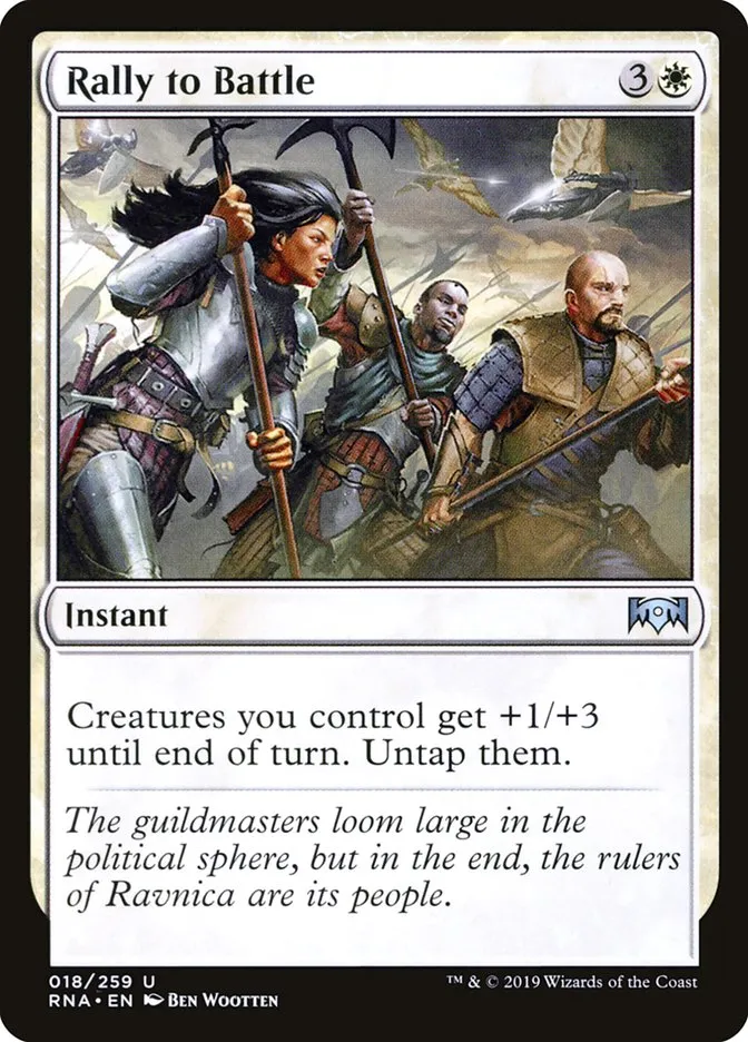 2019 Ravnica Allegiance Rally to Battle uncommon #18 uncommon card image