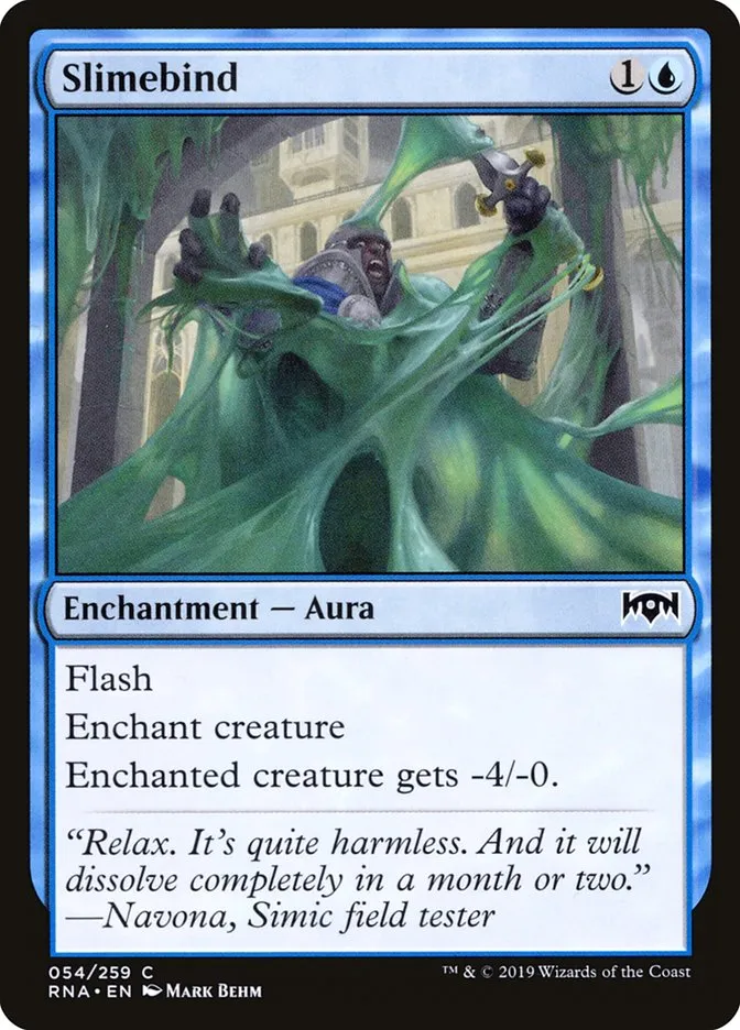 2019 Ravnica Allegiance Slimebind common #54 common card image