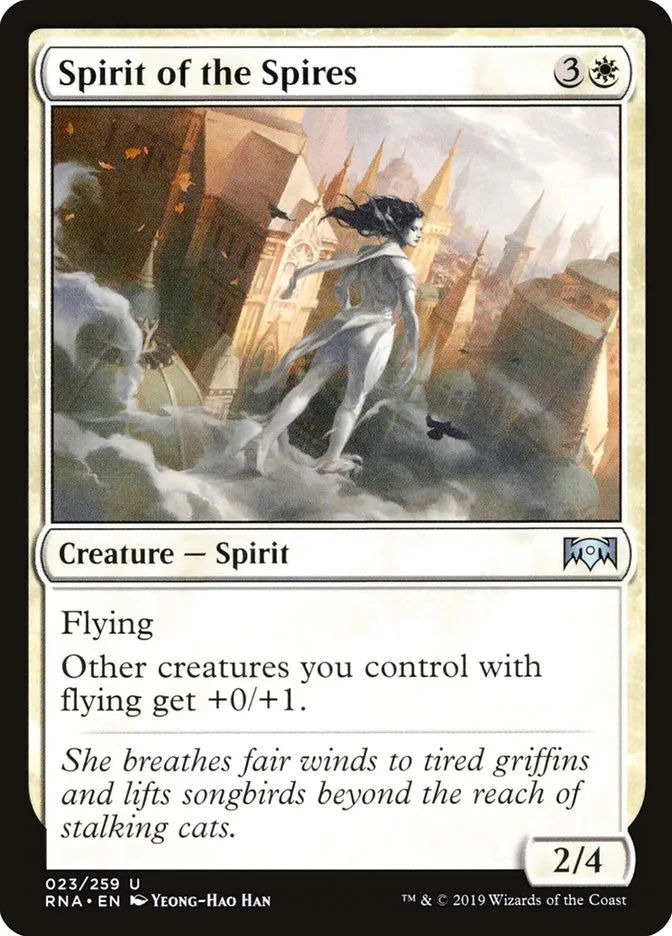 2019 Ravnica Allegiance Spirit of the Spires uncommon #23 uncommon card image