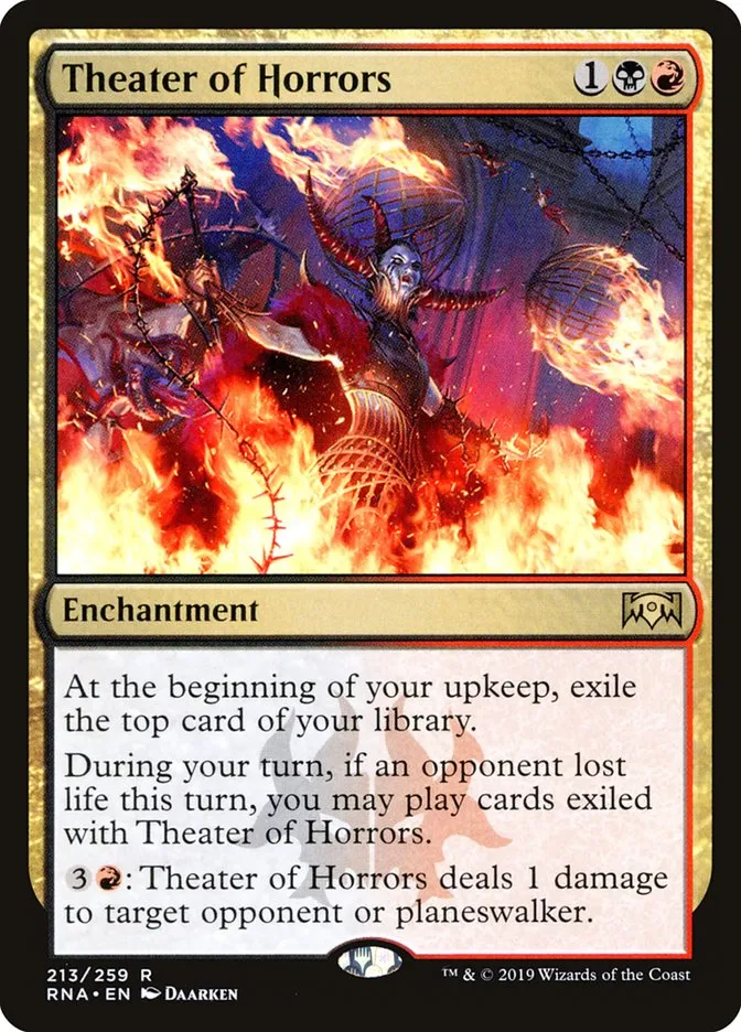 2019 Ravnica Allegiance Theater of Horrors #213 rare card image