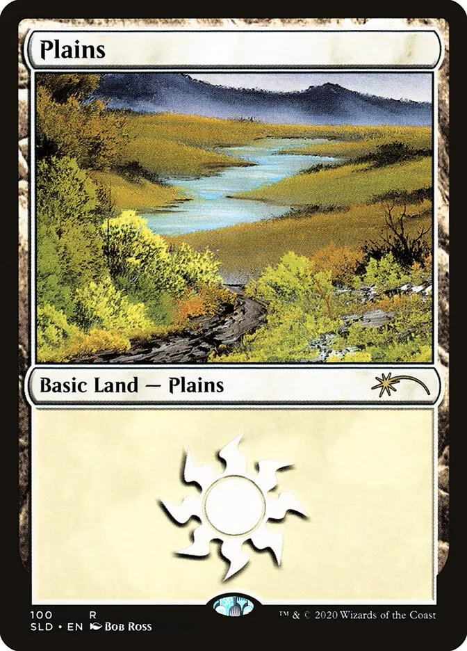 2019 Secret Lair Drop Plains rare #100 rare card image