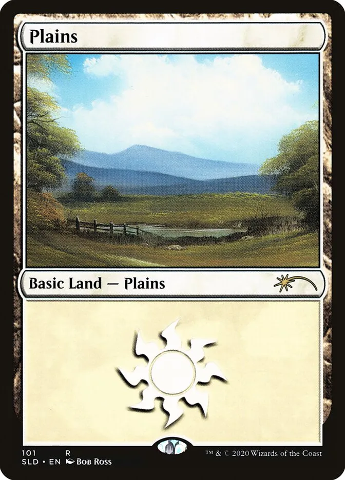 2019 Secret Lair Drop Plains [Foil] rare #101 rare card image
