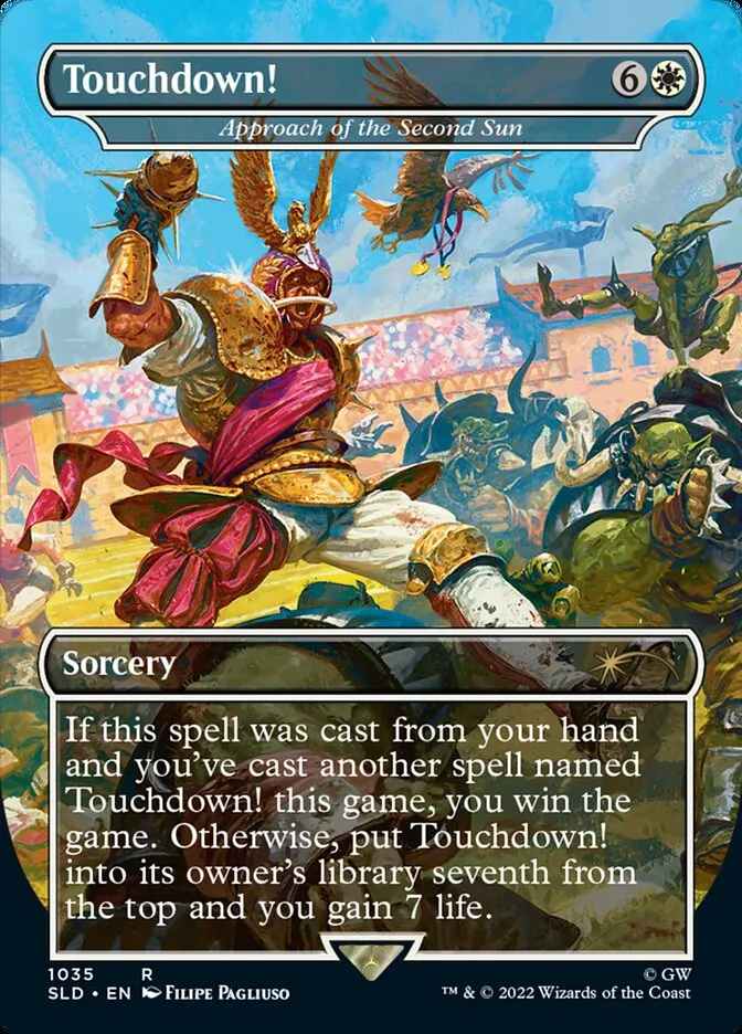 2019 Secret Lair Drop Approach of the Second Sun #1035 rare card image