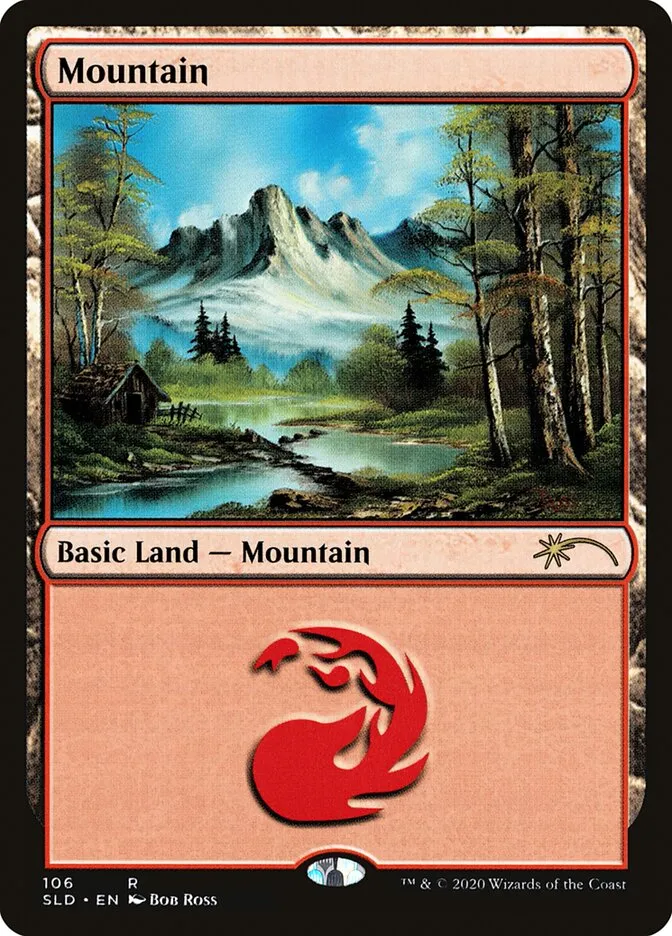 2019 Secret Lair Drop Mountain [Foil] rare #106 rare card image