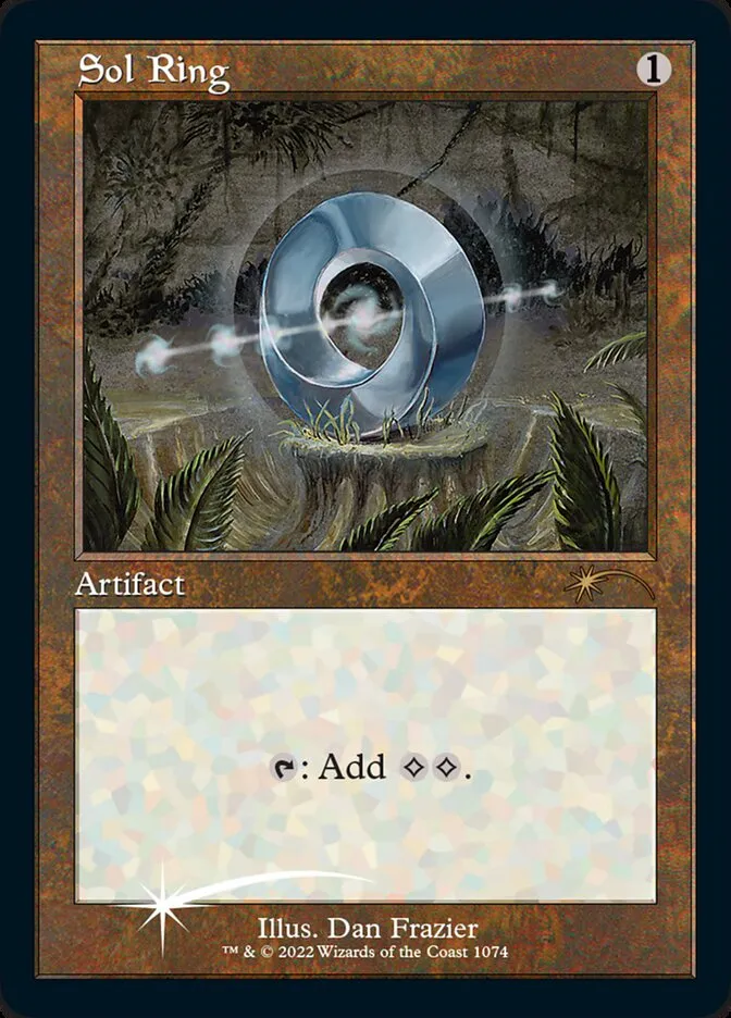 2019 Secret Lair Drop Sol Ring #1074 rare card image