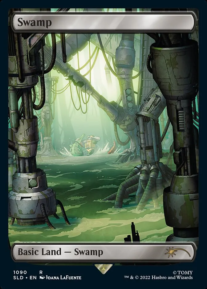 2019 Secret Lair Drop Swamp #1090 rare card image