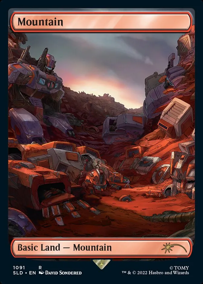 2019 Secret Lair Drop Mountain #1091 rare card image