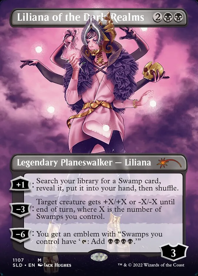 2019 Secret Lair Drop Liliana of the Dark Realms #1107 mythic card image