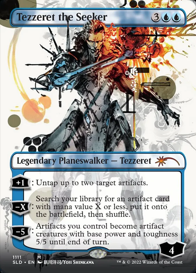 2019 Secret Lair Drop Tezzeret the Seeker #1111 mythic card image