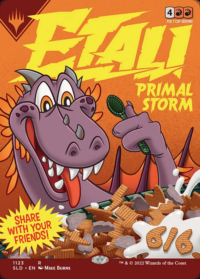 2019 Secret Lair Drop Etali, Primal Storm // Etali, Primal Storm #1123 rare card image