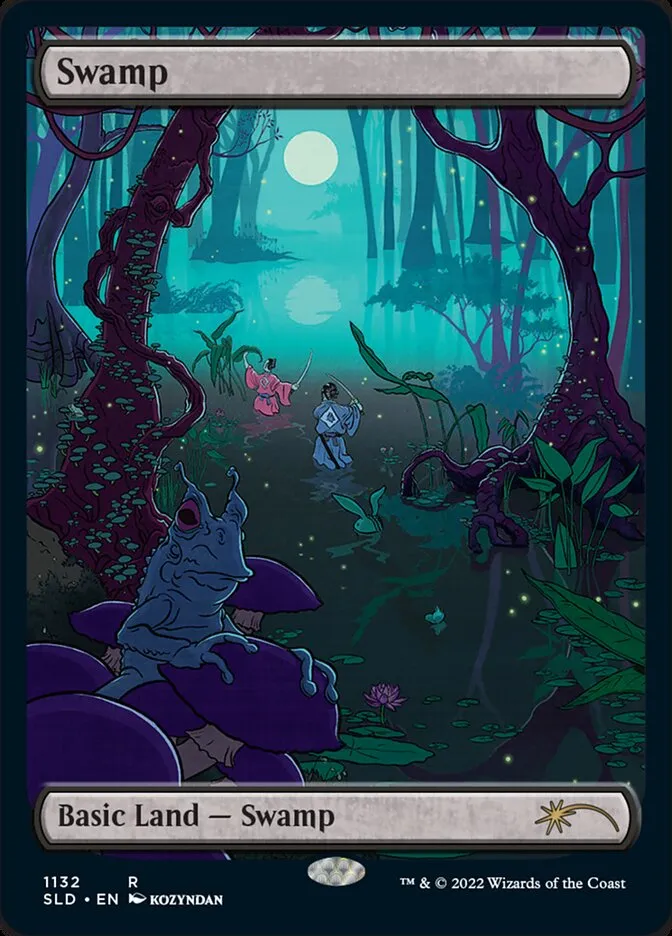 2019 Secret Lair Drop Swamp #1132 rare card image