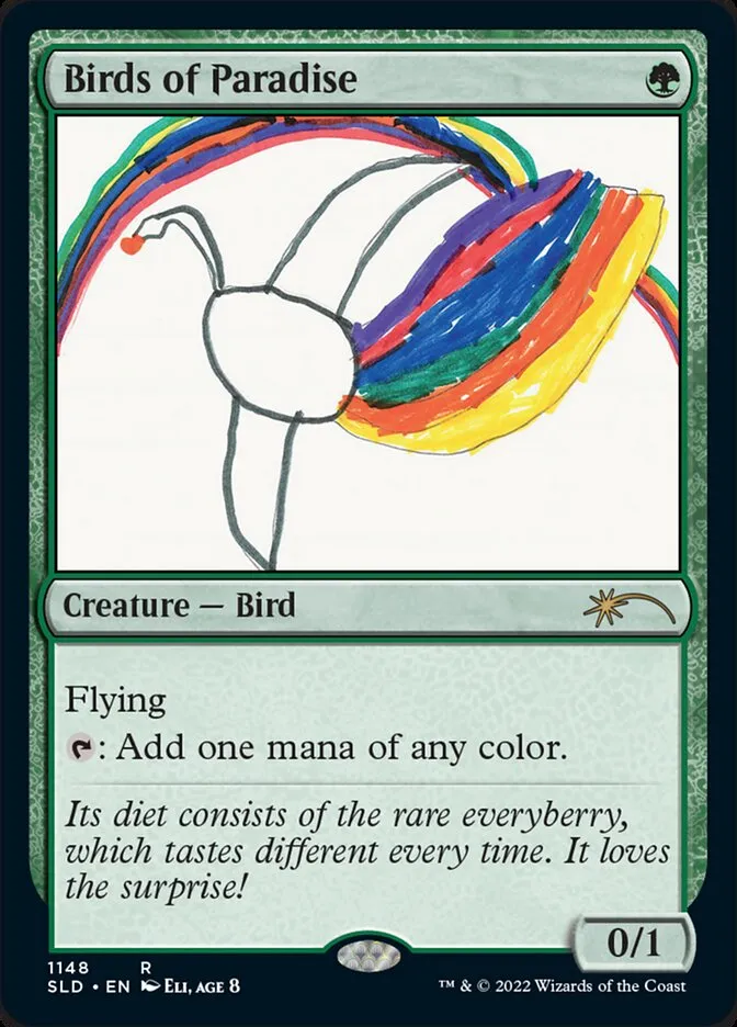 2019 Secret Lair Drop Birds of Paradise #1148 rare card image