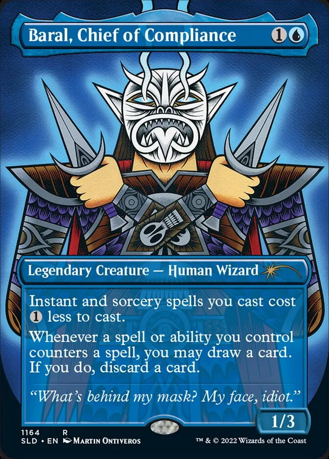 2019 Secret Lair Drop Baral, Chief of Compliance #1164 rare card image