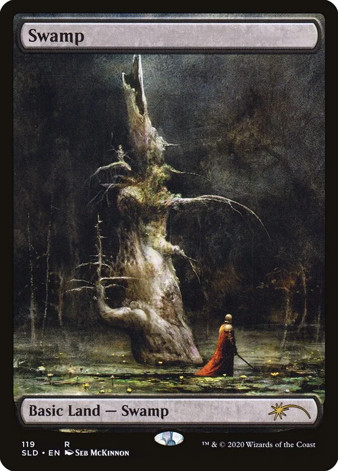 2019 Secret Lair Drop Swamp #119 rare card image