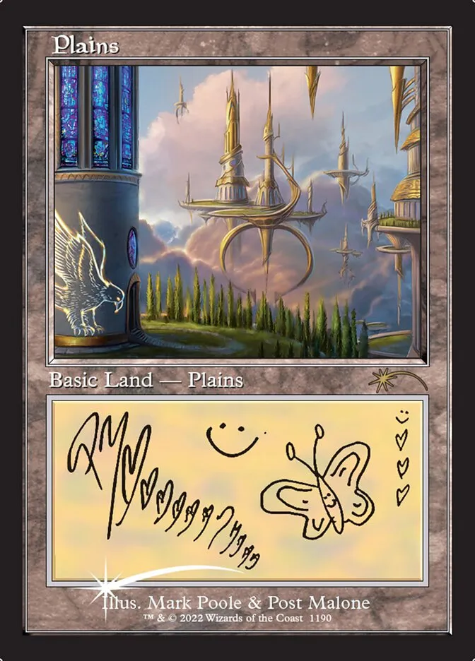 2019 Secret Lair Drop Plains [Foil] rare #1190 rare card image
