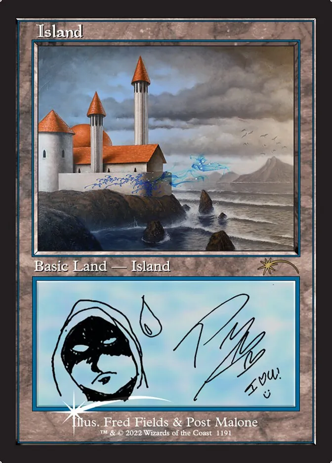 2019 Secret Lair Drop Island [Foil] rare #1191 rare card image