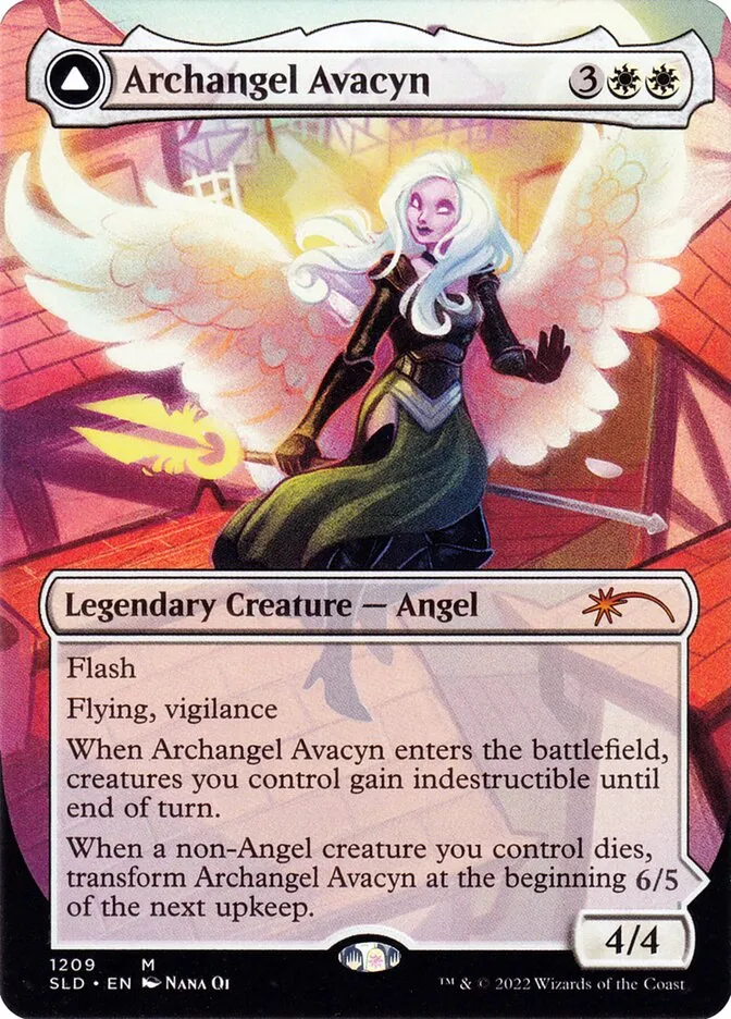 2019 Secret Lair Drop Archangel Avacyn // Avacyn, the Purifier #1209 mythic card image