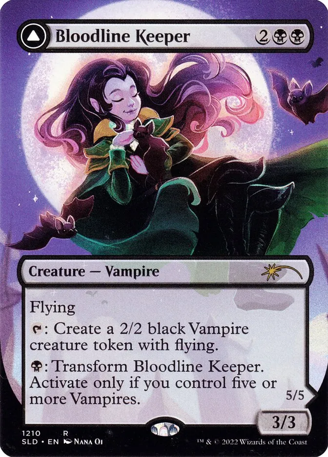 2019 Secret Lair Drop Bloodline Keeper // Lord of Lineage #1210 rare card image