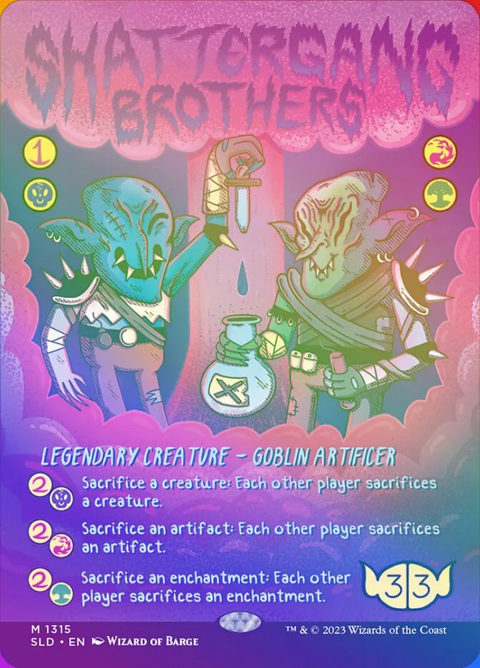2019 Secret Lair Drop Shattergang Brothers #1315★ mythic card image