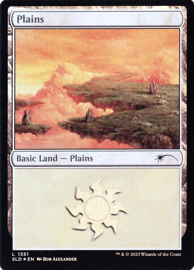 2019 Secret Lair Drop Plains #1351 common card image
