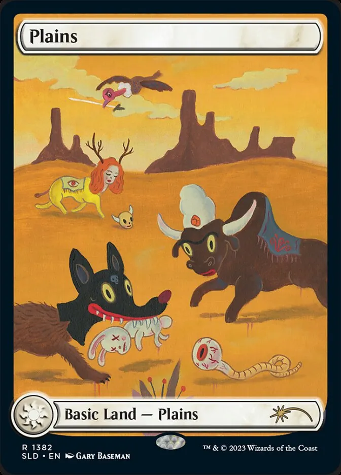 2019 Secret Lair Drop Plains #1382 rare card image