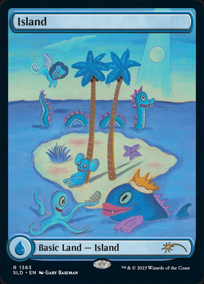 2019 Secret Lair Drop Island #1383 rare card image