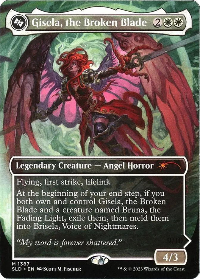 2019 Secret Lair Drop Gisela, the Broken Blade #1387 mythic card image