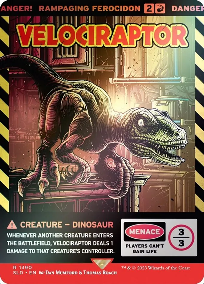 2019 Secret Lair Drop Rampaging Ferocidon #1390★ rare card image