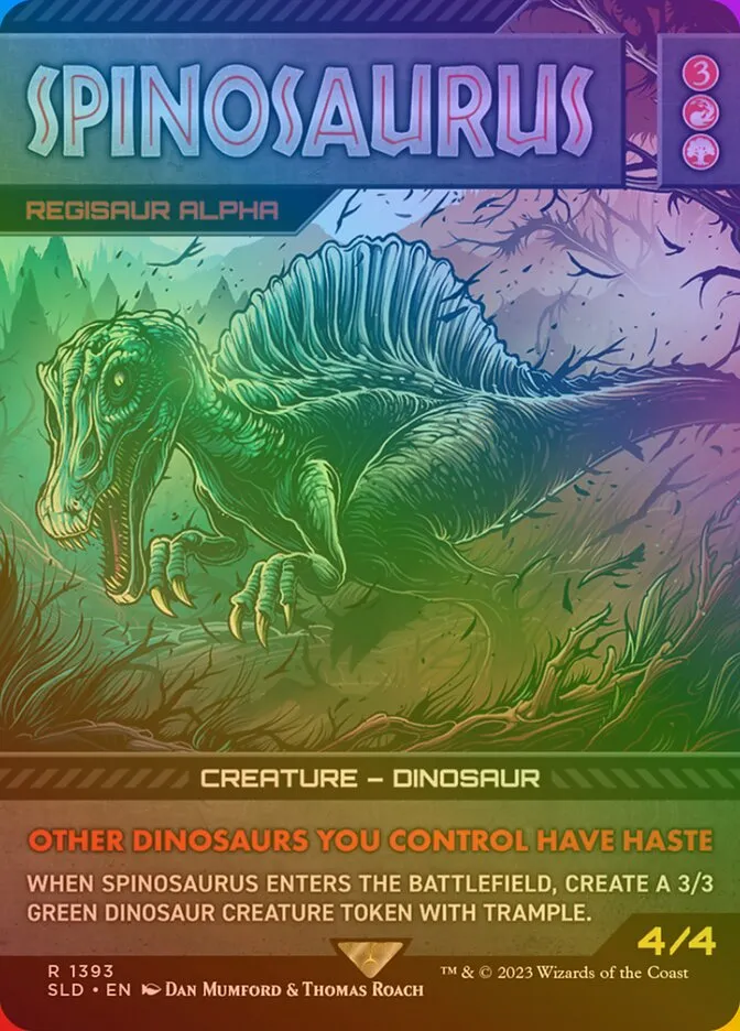2019 Secret Lair Drop Regisaur Alpha #1393★ rare card image