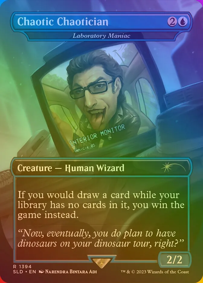 2019 Secret Lair Drop Laboratory Maniac #1394★ rare card image