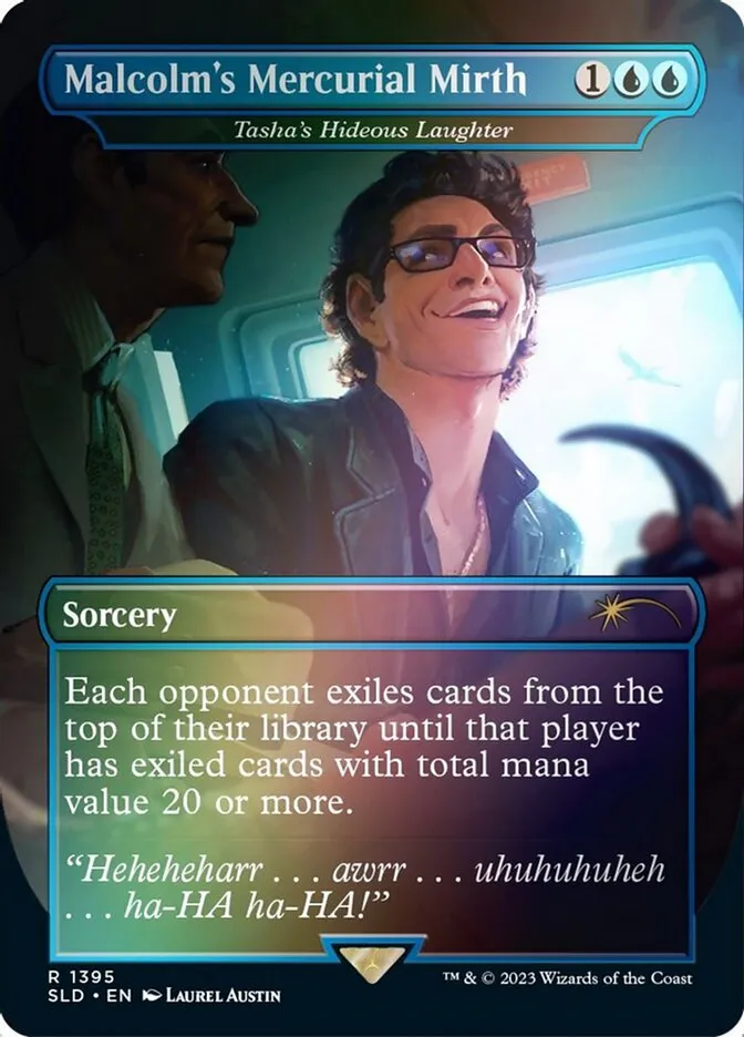 2019 Secret Lair Drop Tasha's Hideous Laughter #1395★ rare card image