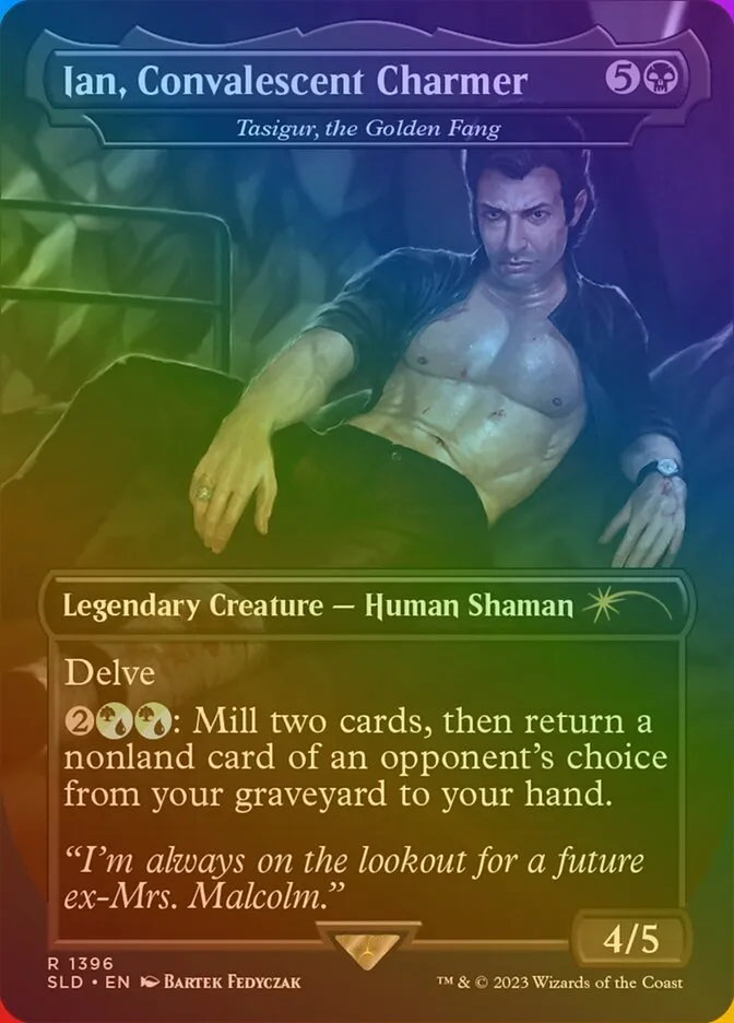 2019 Secret Lair Drop Tasigur, the Golden Fang #1396★ rare card image