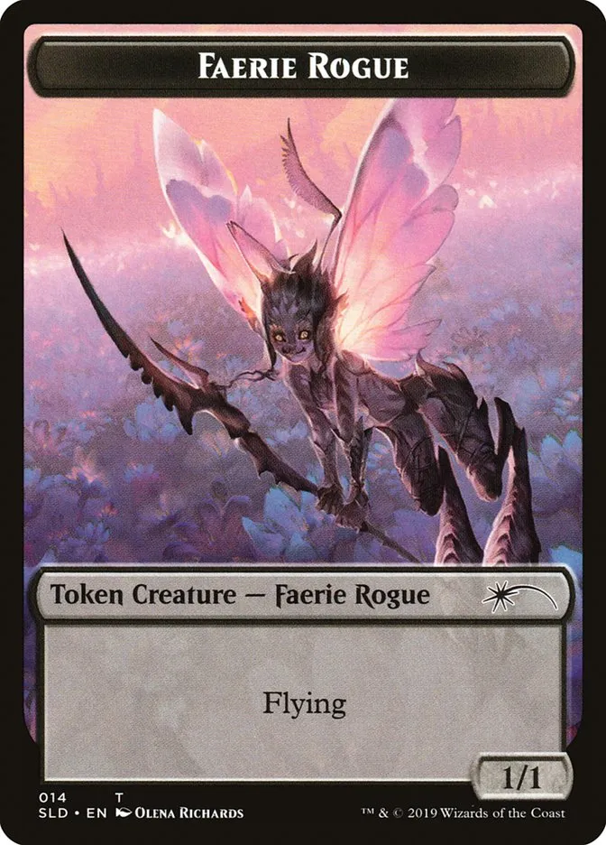 2019 Secret Lair Drop Faerie Rogue common #14 common card image
