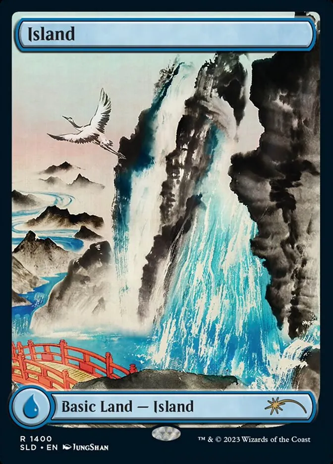 2019 Secret Lair Drop Island [Foil] rare #1400 rare card image