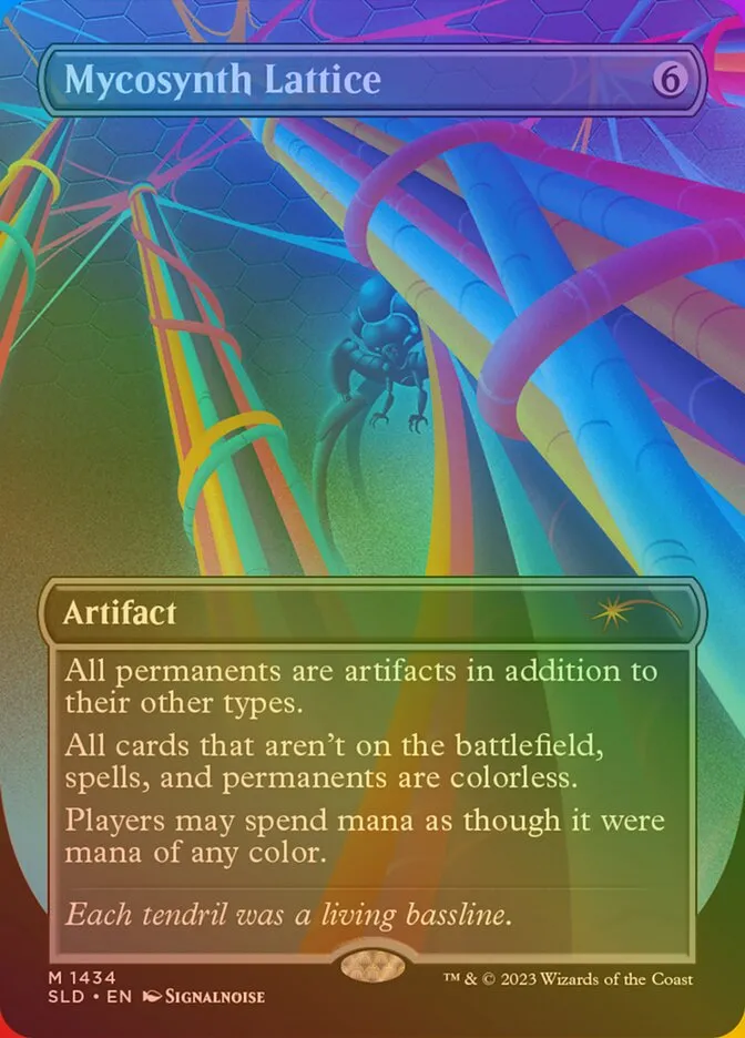 2019 Secret Lair Drop Mycosynth Lattice #1434★ mythic card image