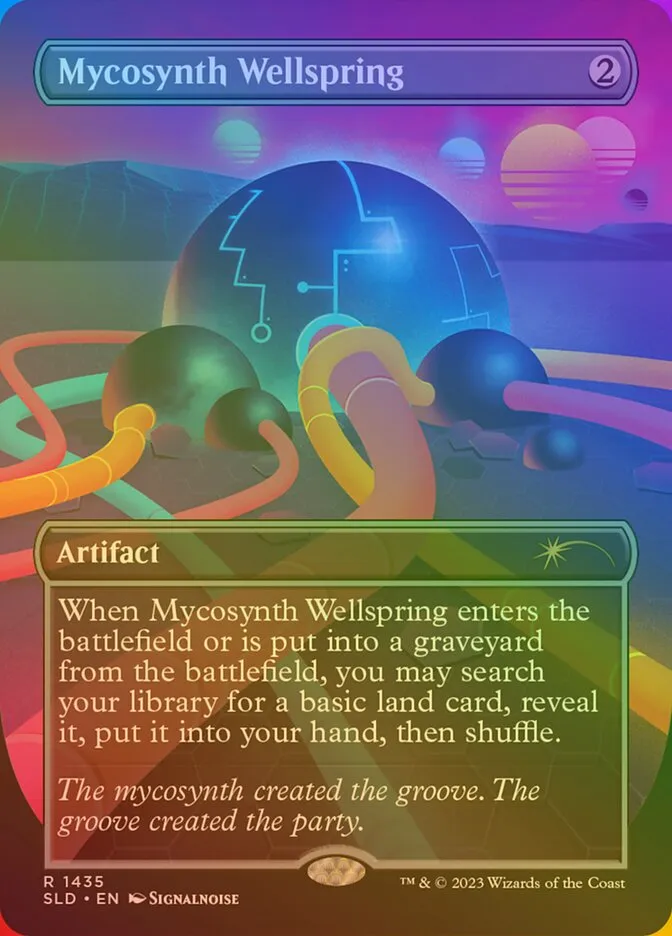2019 Secret Lair Drop Mycosynth Wellspring #1435★ rare card image