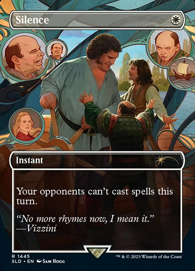 2019 Secret Lair Drop Silence #1445 rare card image