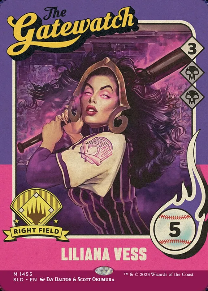2019 Secret Lair Drop Liliana Vess // Liliana Vess [Foil] mythic #1455 mythic card image